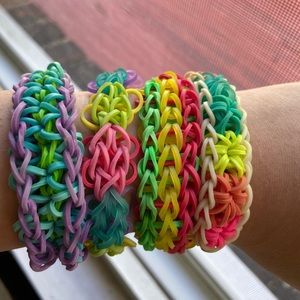 4 Rainbow Loom for $15 TAKING REQUESTS !